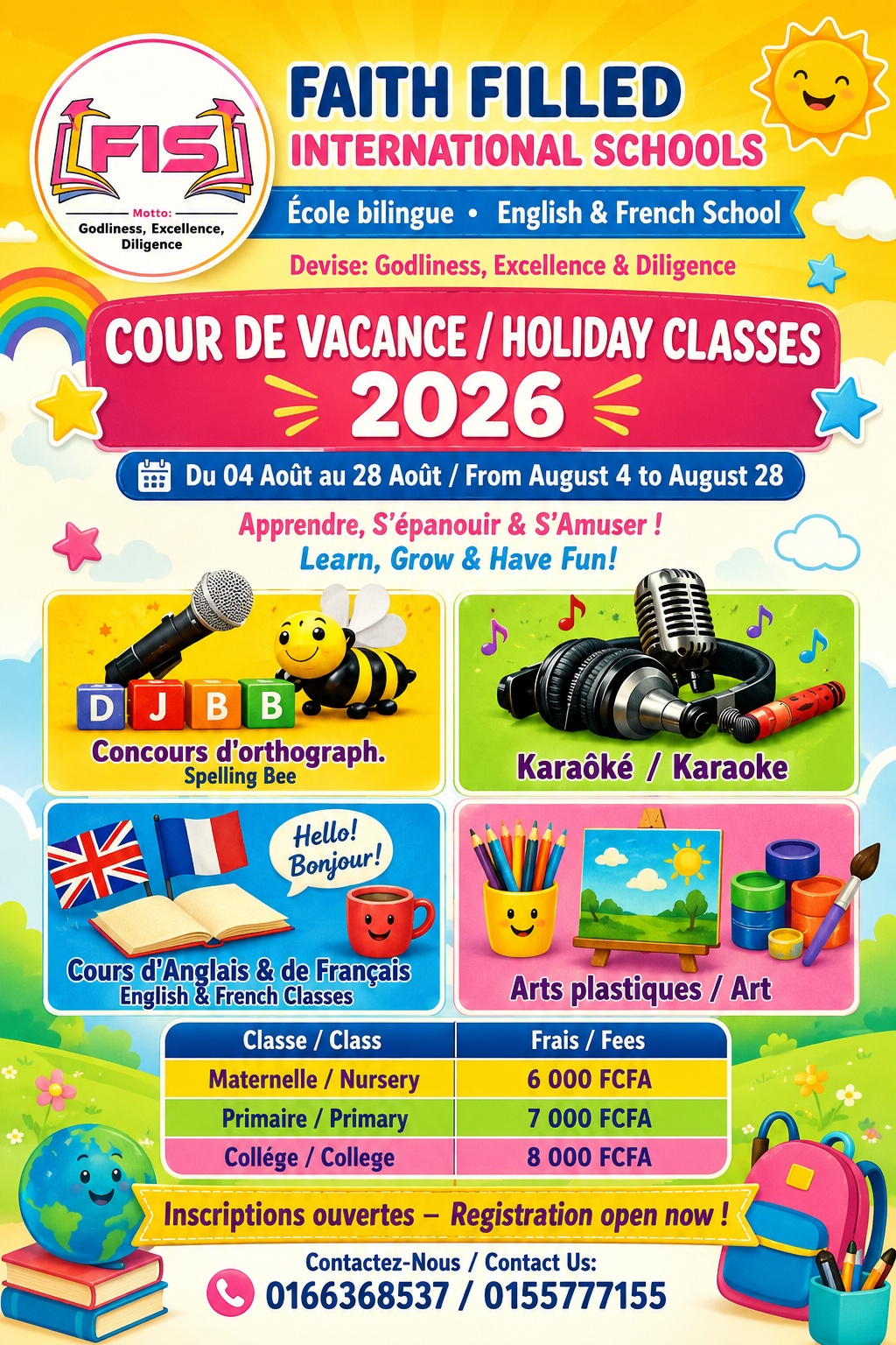 2026 Holiday Classes Flyer